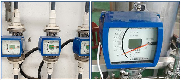 磁性浮子流量計(jì)現(xiàn)場(chǎng)安裝使用圖